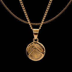 'Spartan's Shield' Pendant ( Gold )