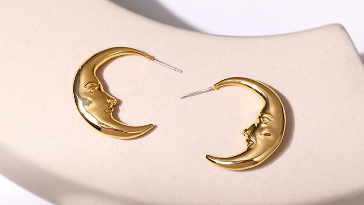 Crescent Moon Earrings