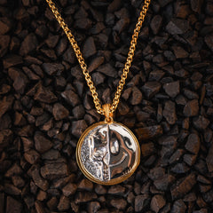 Death Smile: 'Memento Mori' Coin Pendant ( Gold )