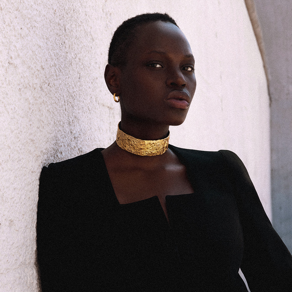 Gold Foil Choker