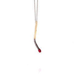 Gold Matchstick Necklace