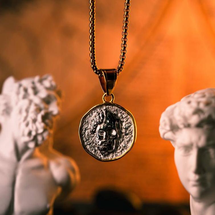 Marcus Aurelius: "Memento Mori" Coin Pendant