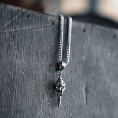 'Spartan's Dagger' Pendant ( Silver )