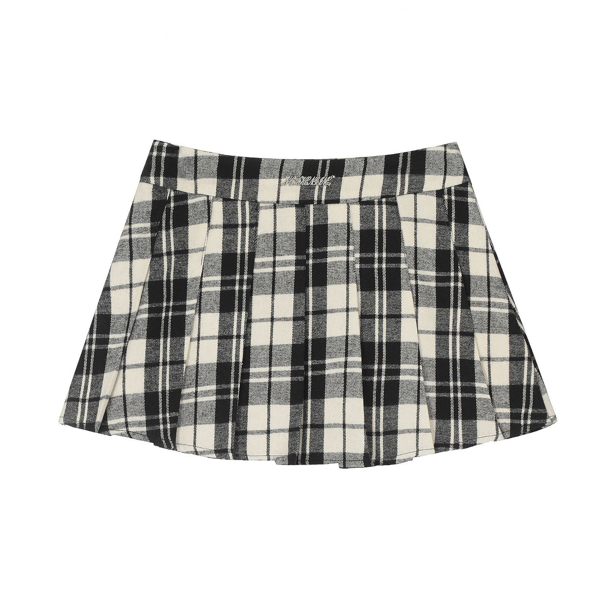 TODAMU® Women's Clothing American Style Versatile Plaid Pleated Skirt