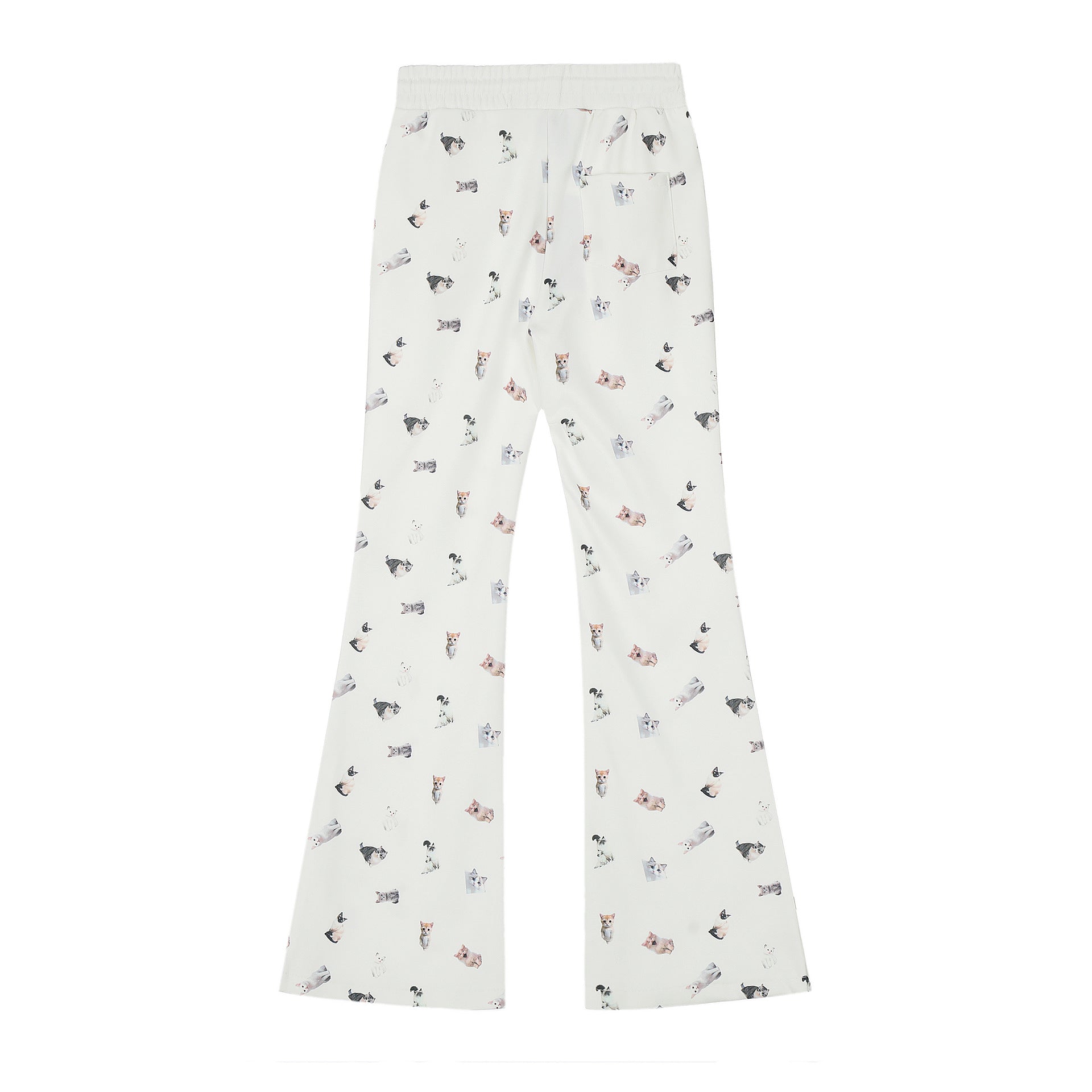 TODAMU® Women's New American Retro Casual All-over Printed Embroidered Sweatpants Trousers