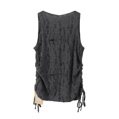 TODAMU® Women's Fashion Lace-Up Drawstring Tank Top