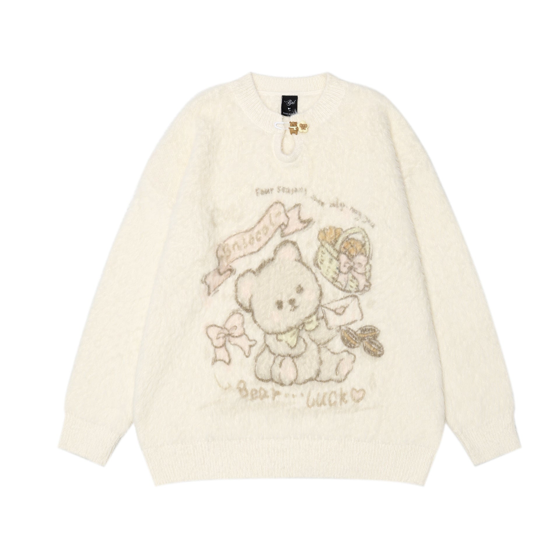 TODAMU® women's clothing sweet girly furry loose sweater