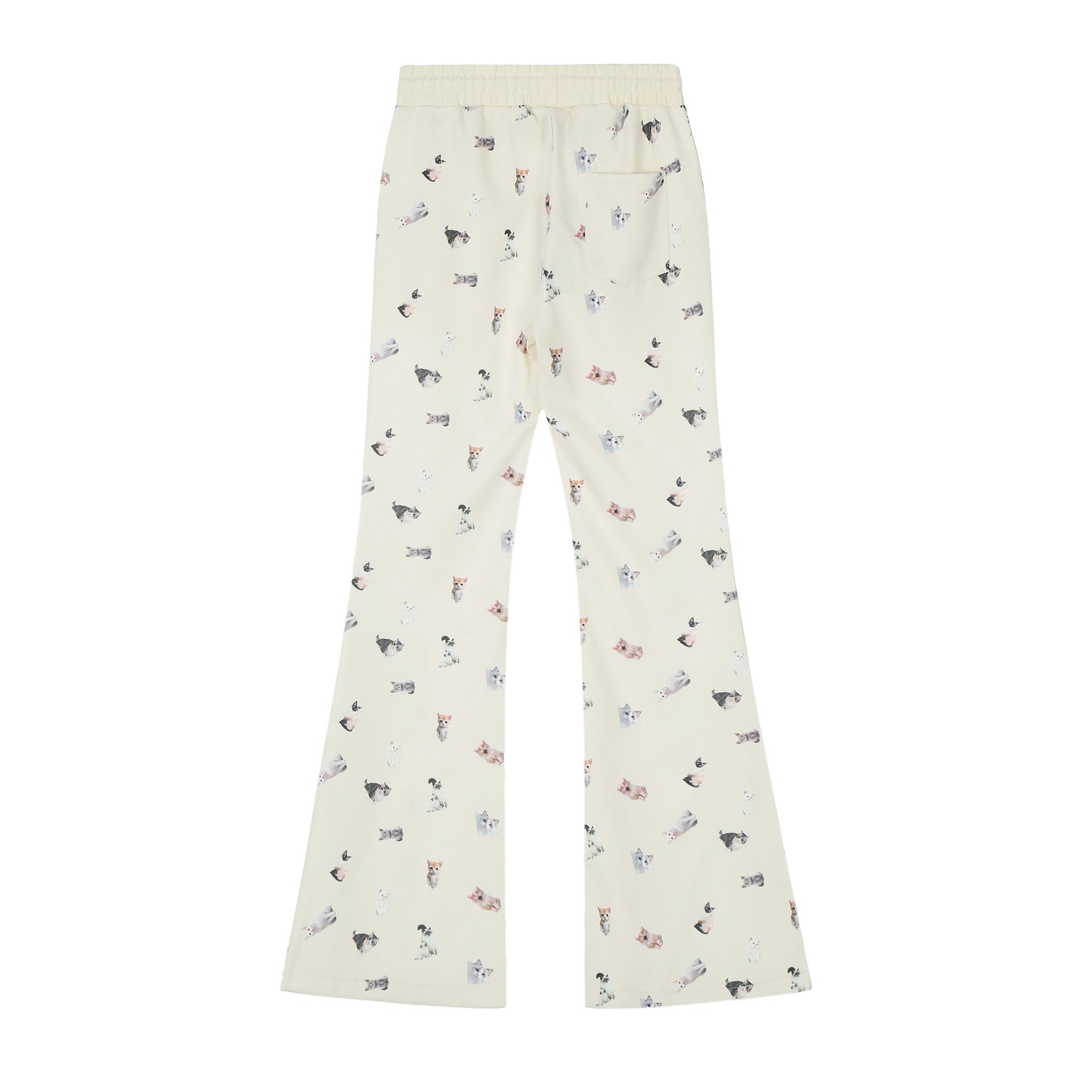 TODAMU® Women's New American Retro Casual All-over Printed Embroidered Sweatpants Trousers