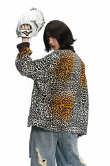 TODAMU® Women's American retro wild colorful leopard print jacket