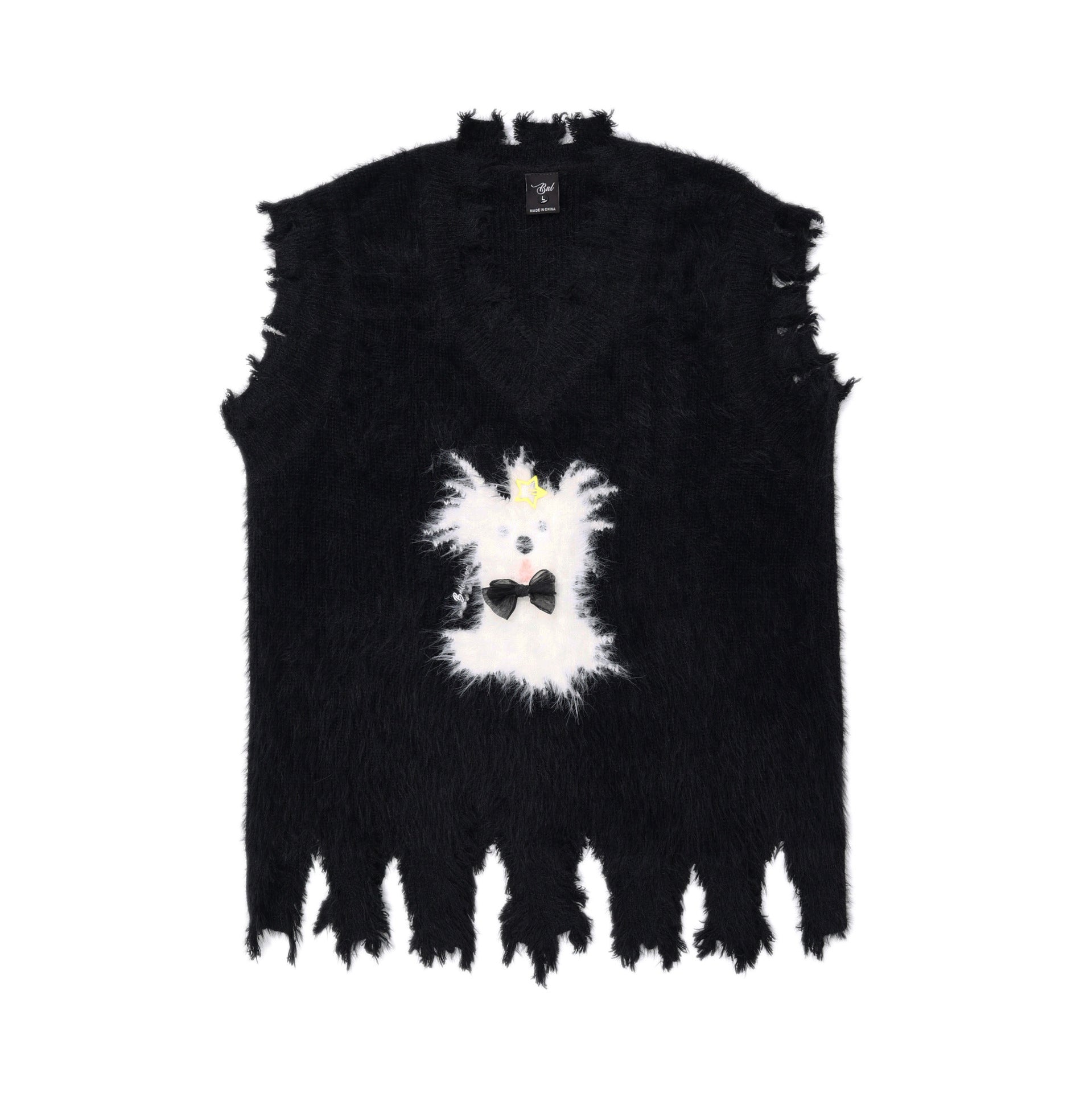 TODAMU® New American Retro Casual Embroidery stitch vest sweater