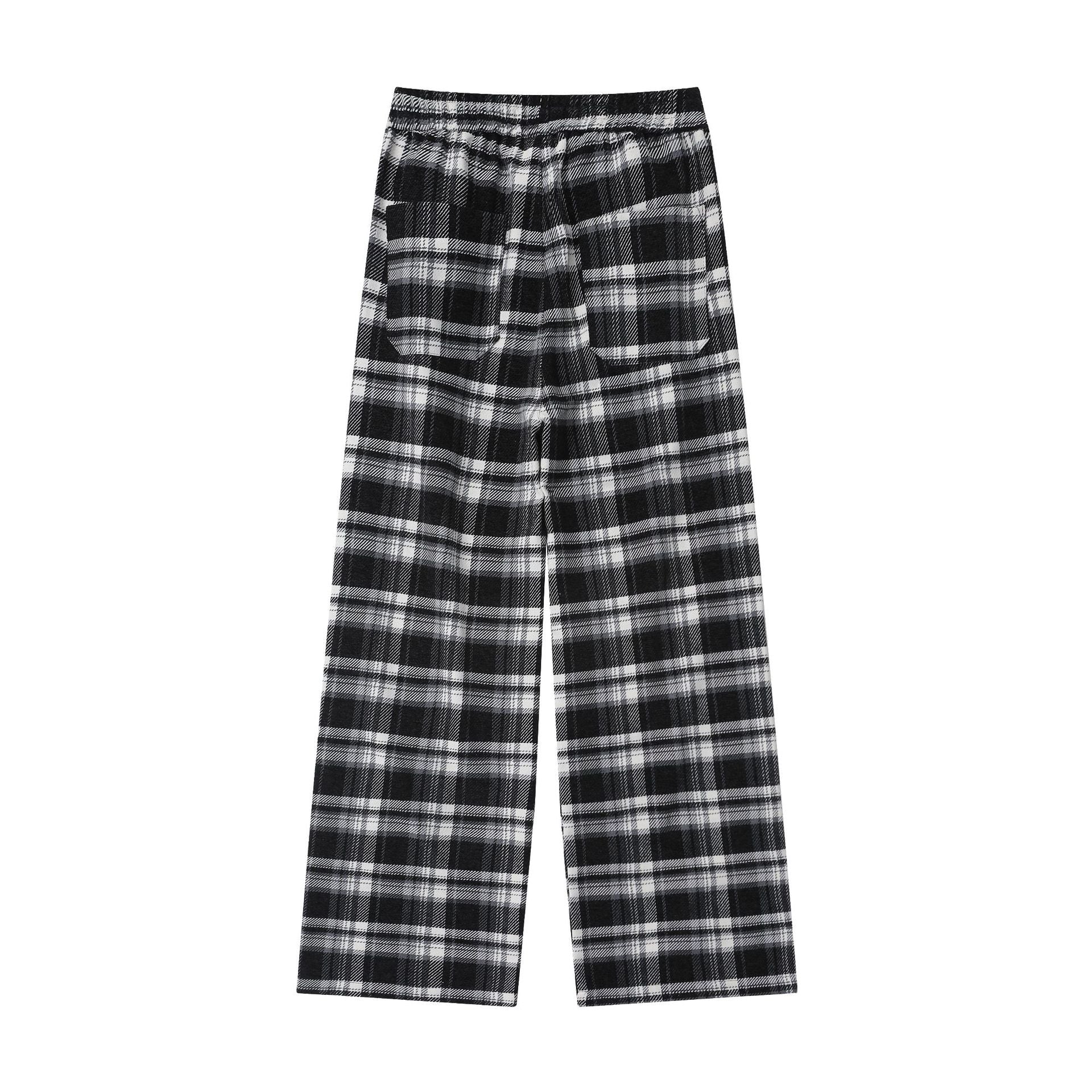 TODAMU® Women's New Style American Retro Plaid Casual Loose Trousers