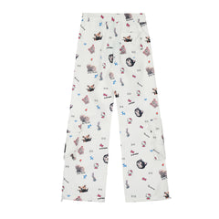 TODAMU® Women's Clothing Cute Printed Casual Trousers