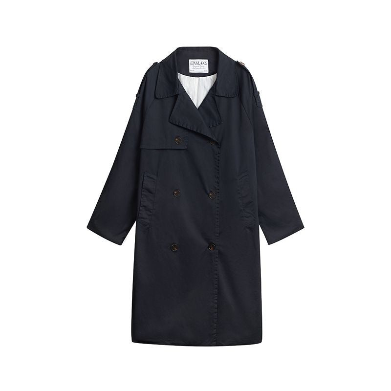 TODAMU® New Arrival Loose-Fit Korean Style Stand Collar Trench Coat