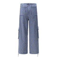 TODAMU® Women's American Retro Hottie Plaid Casual Trousers