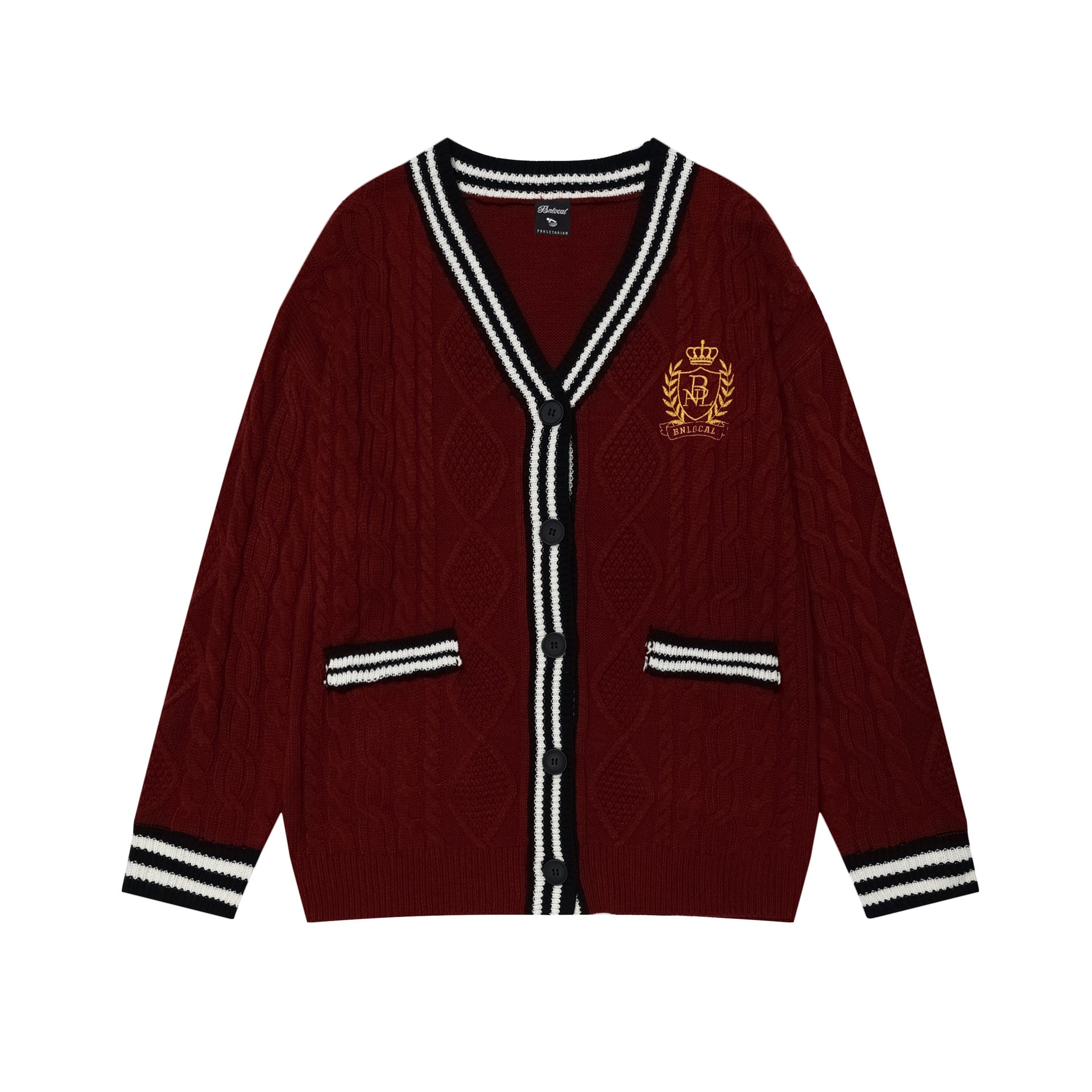 TODAMU® Women's New American College Style Loose Knitted Cardigan Sweater