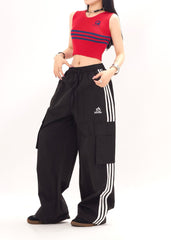 TODAMU® New American Street Fashion Hot Girl Street Dance Sports Casual Pants