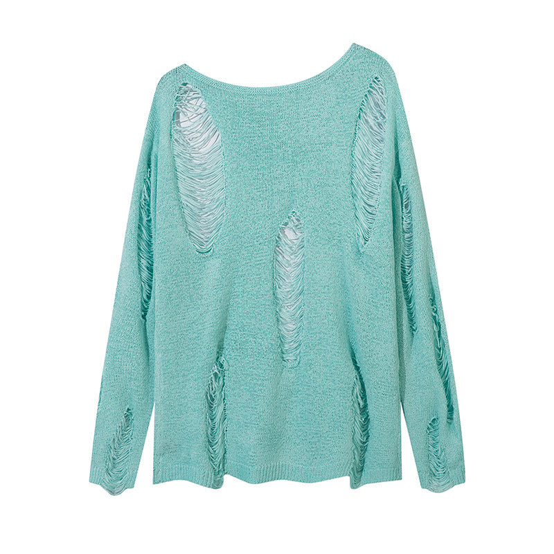 TODAMU® Vintage Hollow Knit Sweater Top for Women