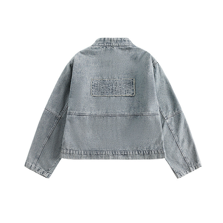 TODAMU® Women's American retro motorcycle denim jacket