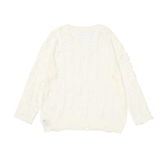 TODAMU® American Vintage Hollow Knit Sweater Top for Women