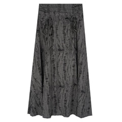 TODAMU® Women's American Retro Ripped Drawstring Skirt