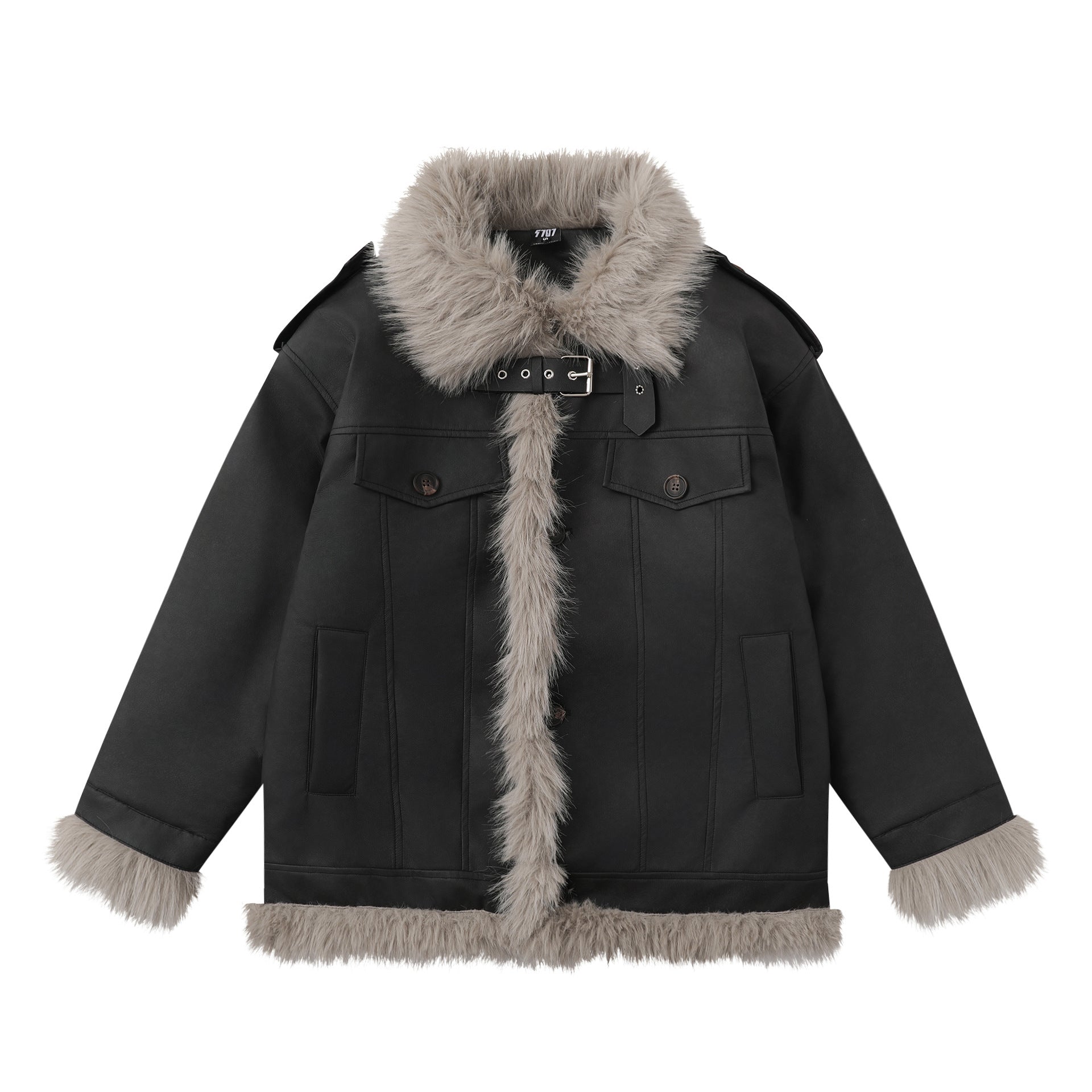 TODAMU® new winter style high-quality loose fur all-in-one cotton jacket