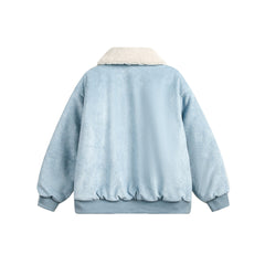 TODAMU® American girly loose fur collar cotton jacket