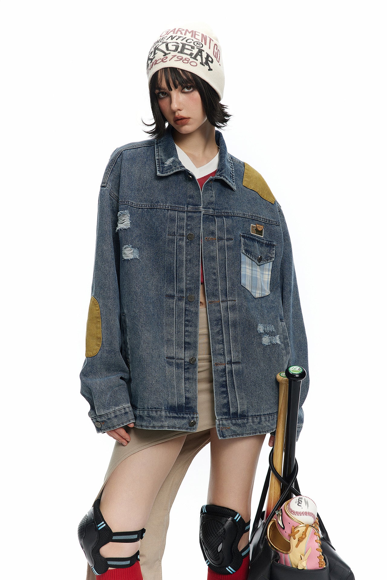 TODAMU® Women's American Vintage Nomad Dreamer Denim Jacket