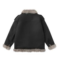 TODAMU® new winter style high-quality loose fur all-in-one cotton jacket