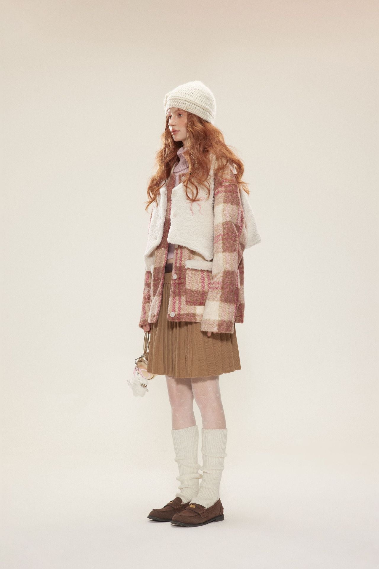 TODAMU®  new winter new sweet girly vest detachable lamb wool cotton jacket