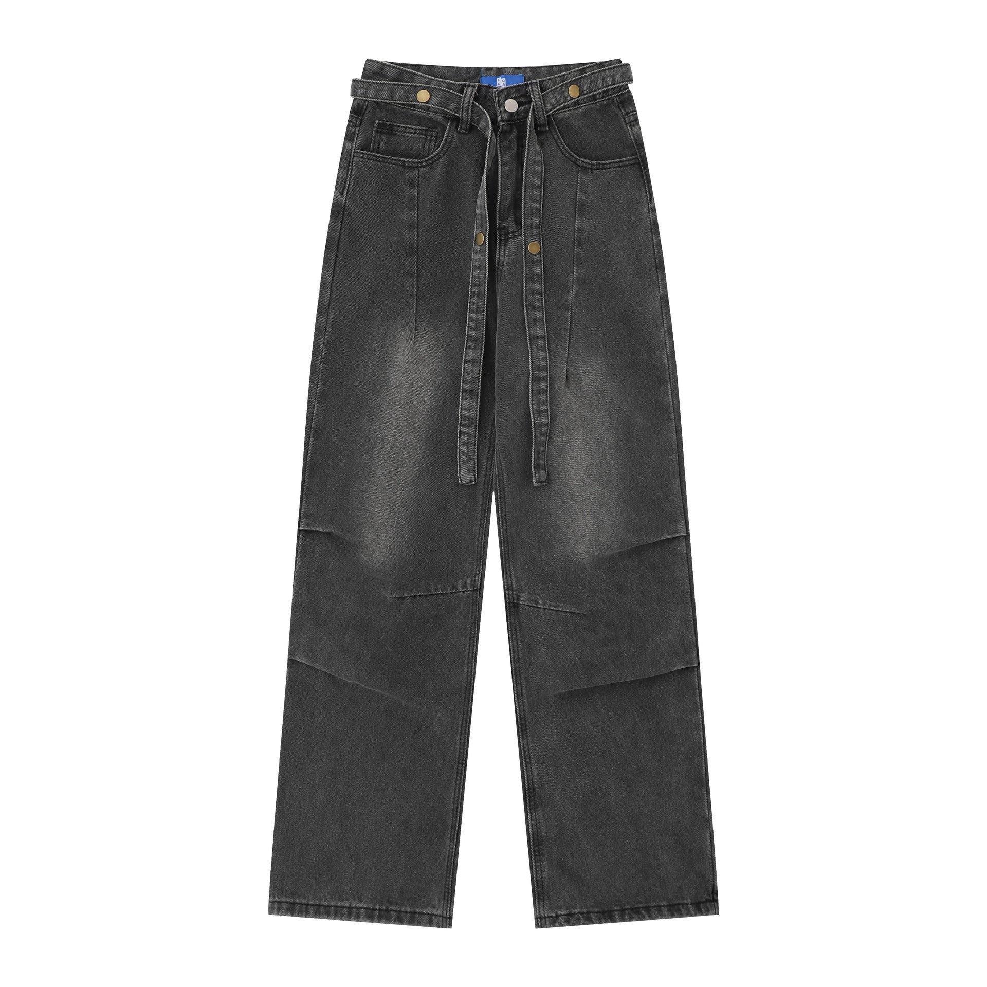 TODAMU® Women's New Loose American Retro Washed Denim Trousers