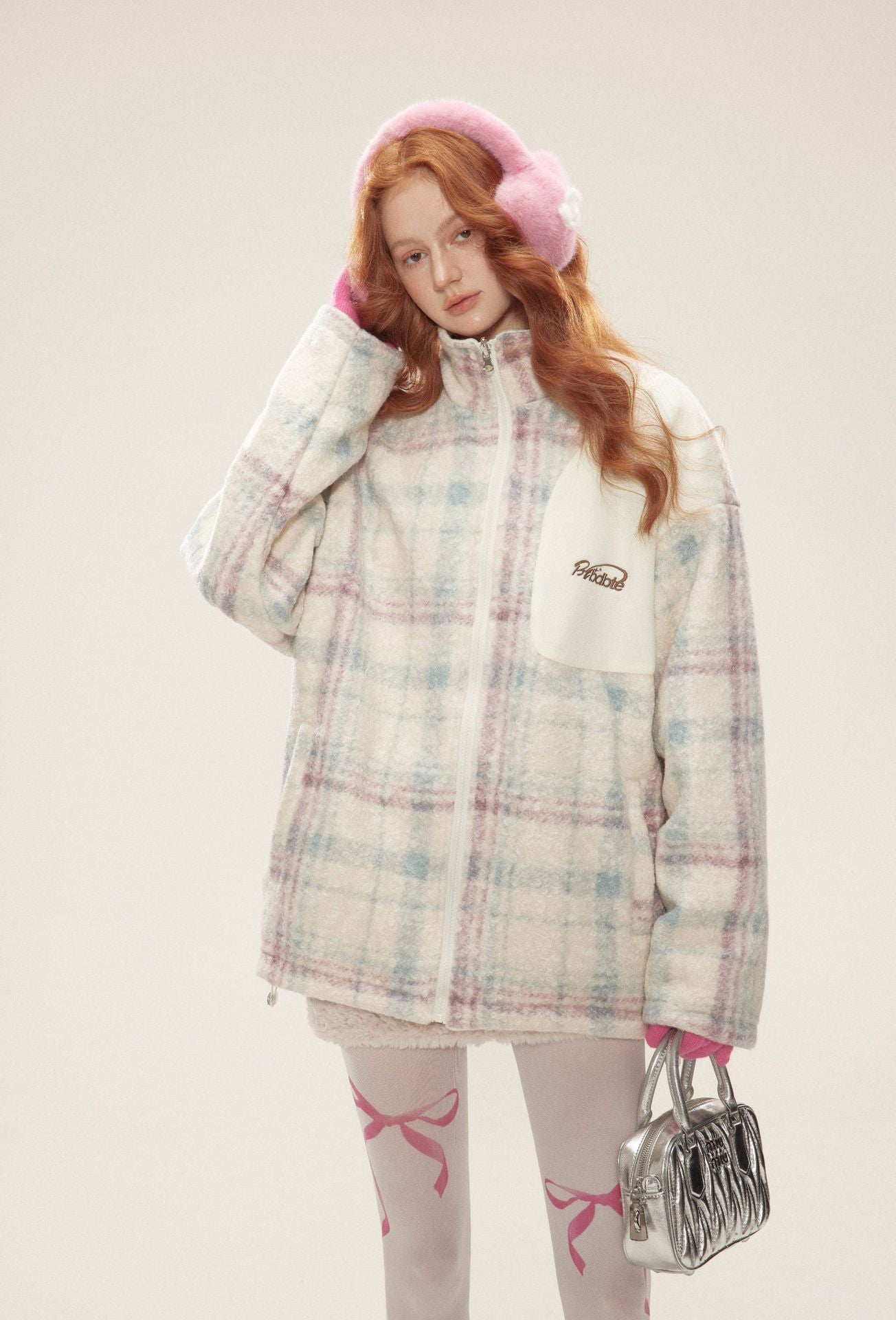 TODAMU® new winter new sweet girly double-sided embroidered cotton jacket