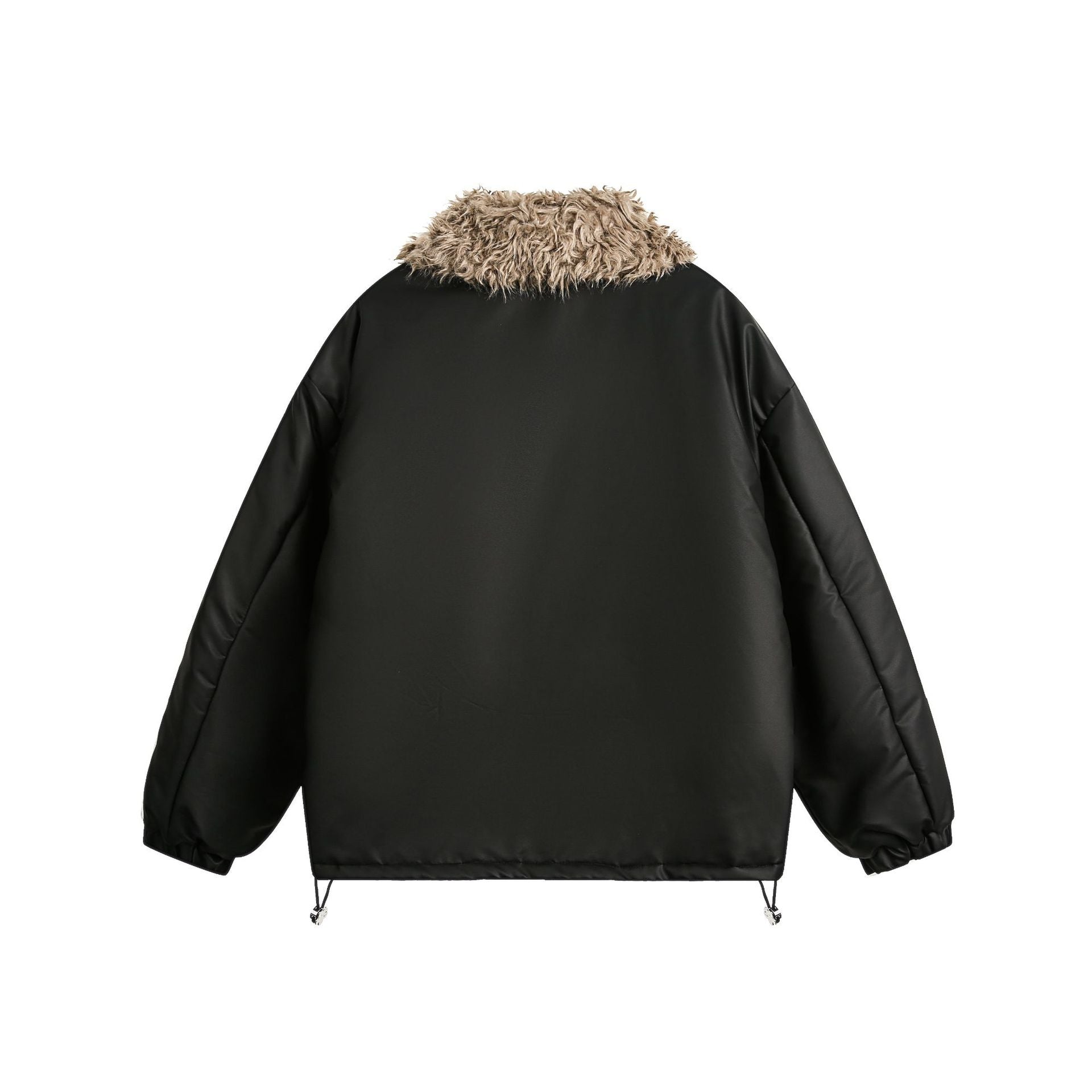 TODAMU® new winter new American cute embroidered fur collar cotton jacket