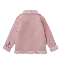 TODAMU® new winter style high-quality loose fur all-in-one cotton jacket