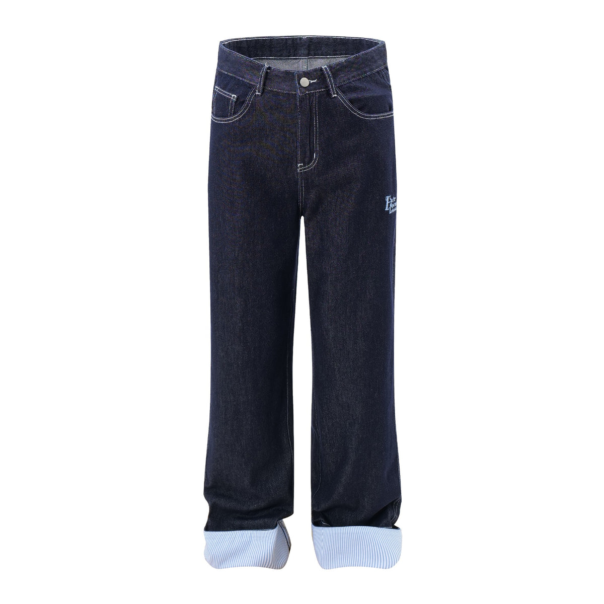 TODAMU® American Retro Spliced Straight Jeans