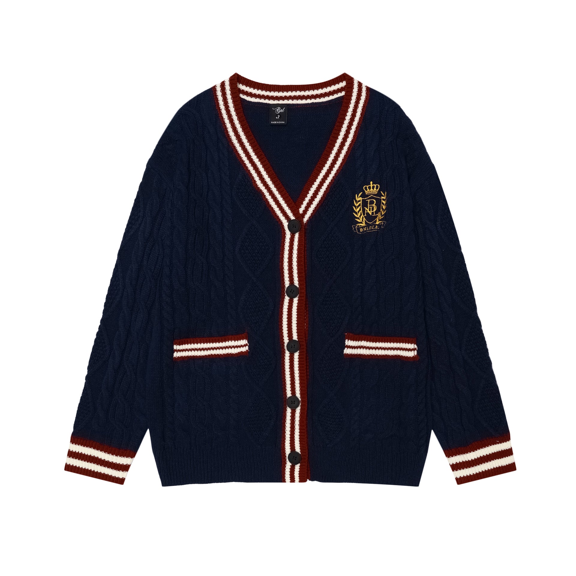 TODAMU® Women's New American College Style Loose Knitted Cardigan Sweater