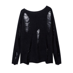 TODAMU® Vintage Hollow Knit Sweater Top for Women