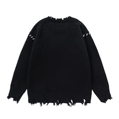 TODAMU® Loose Couple Letter Pullover Sweater