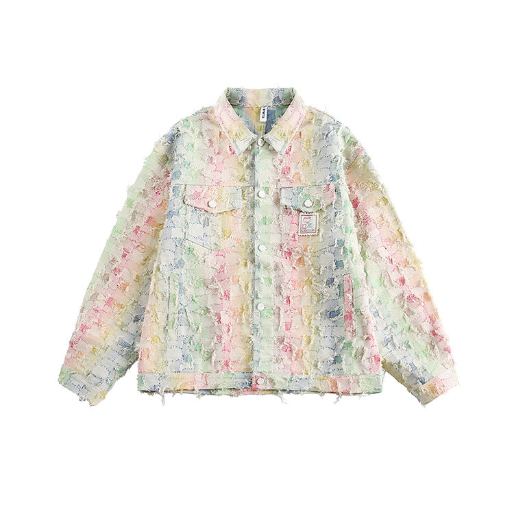 TODAMU® Women's American retro soft color dream denim jacket