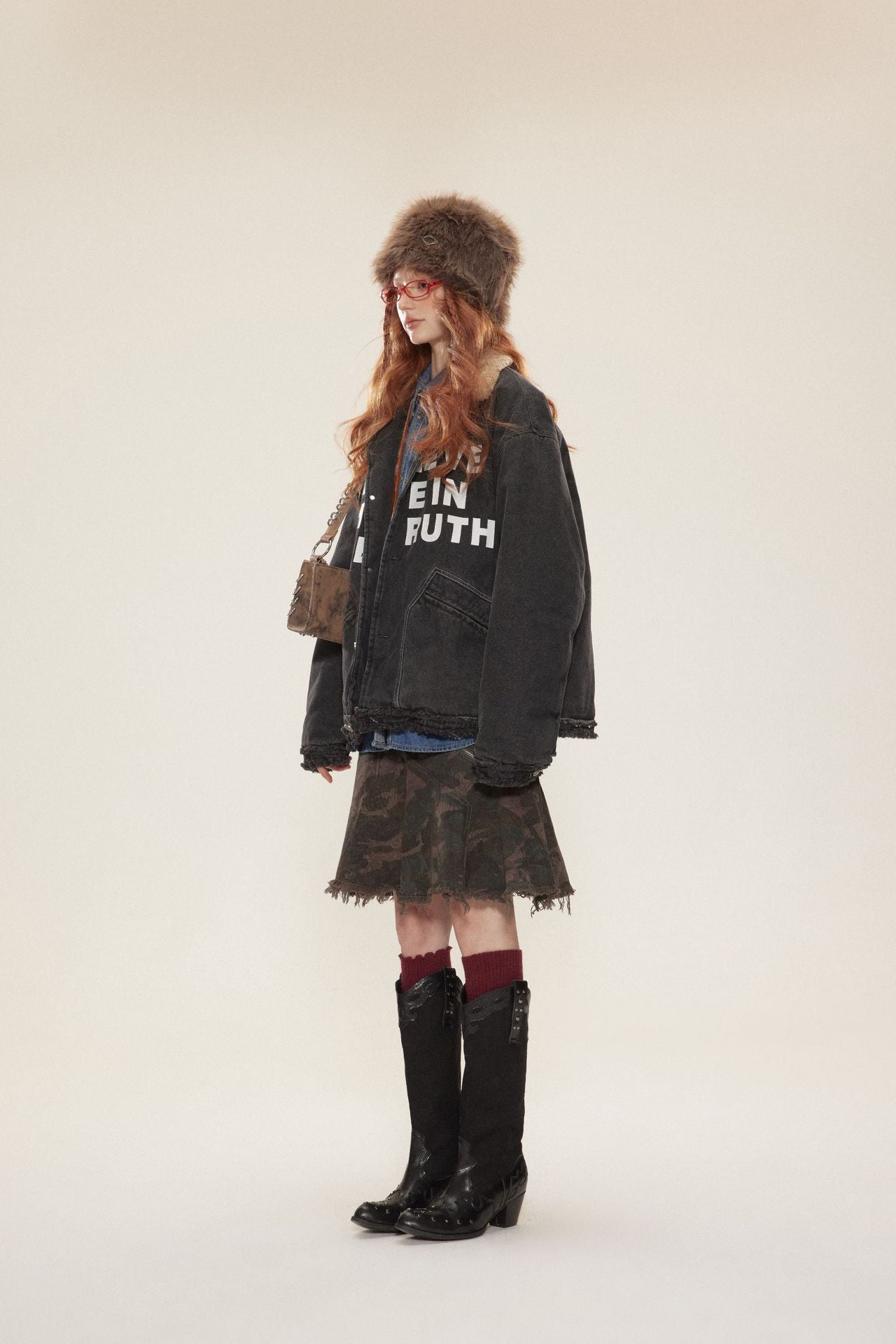 TODAMU® new winter new sweet retro loose denim and cotton jacket