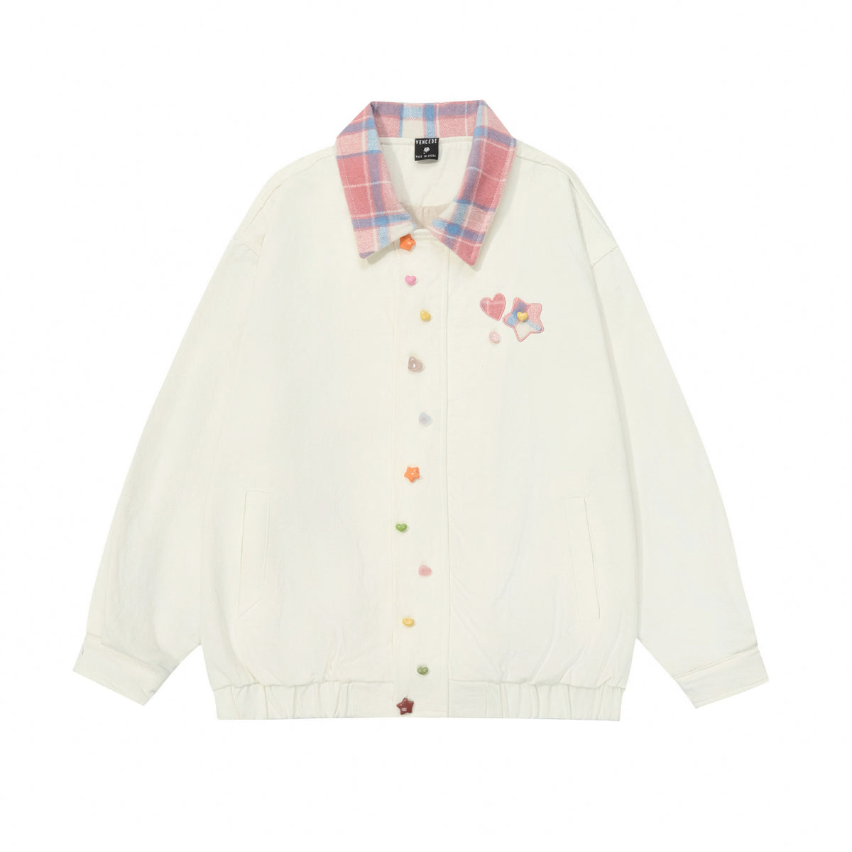 TODAMU® Women's Loose American Retro Embroidered Jacket