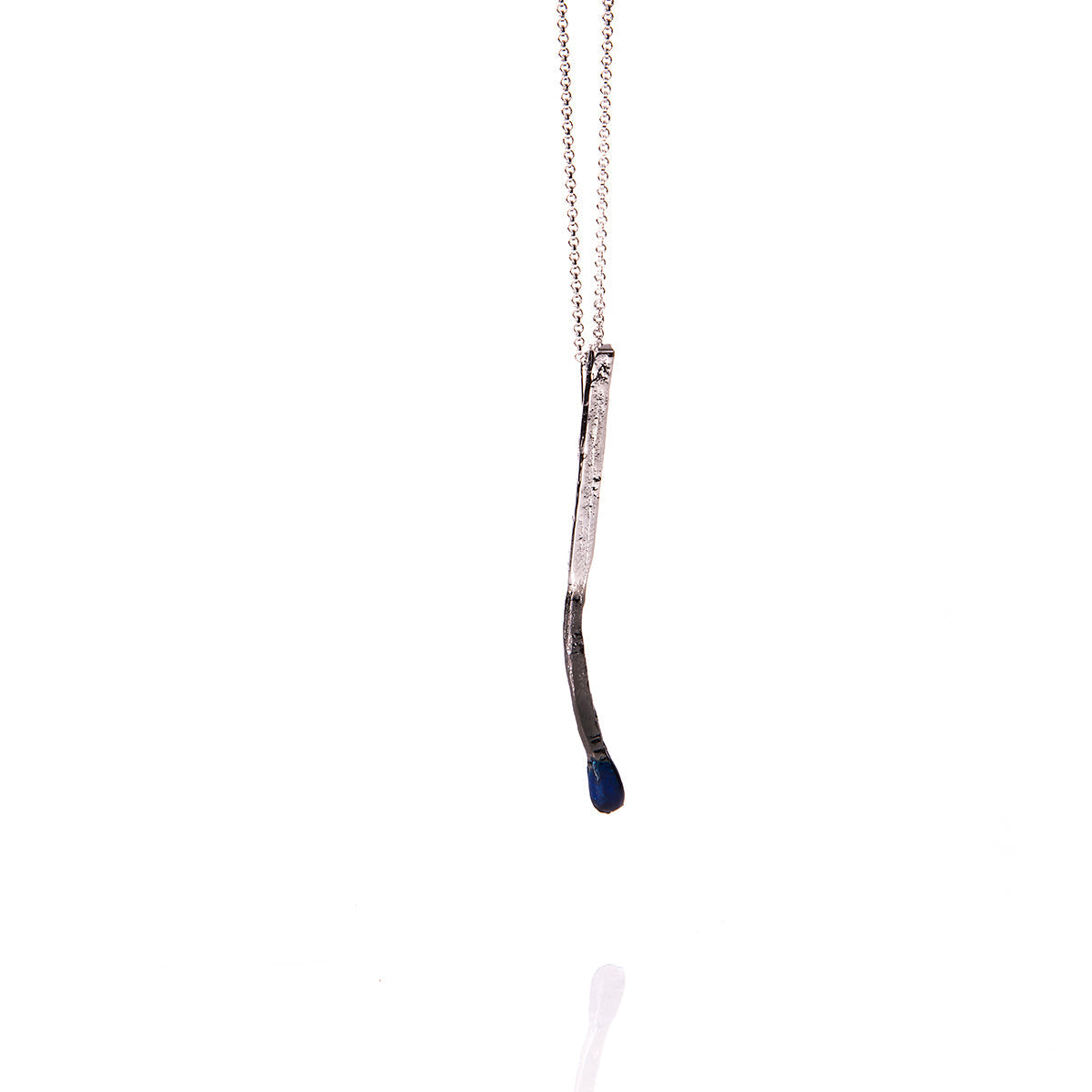 Silver Matchstick Necklace