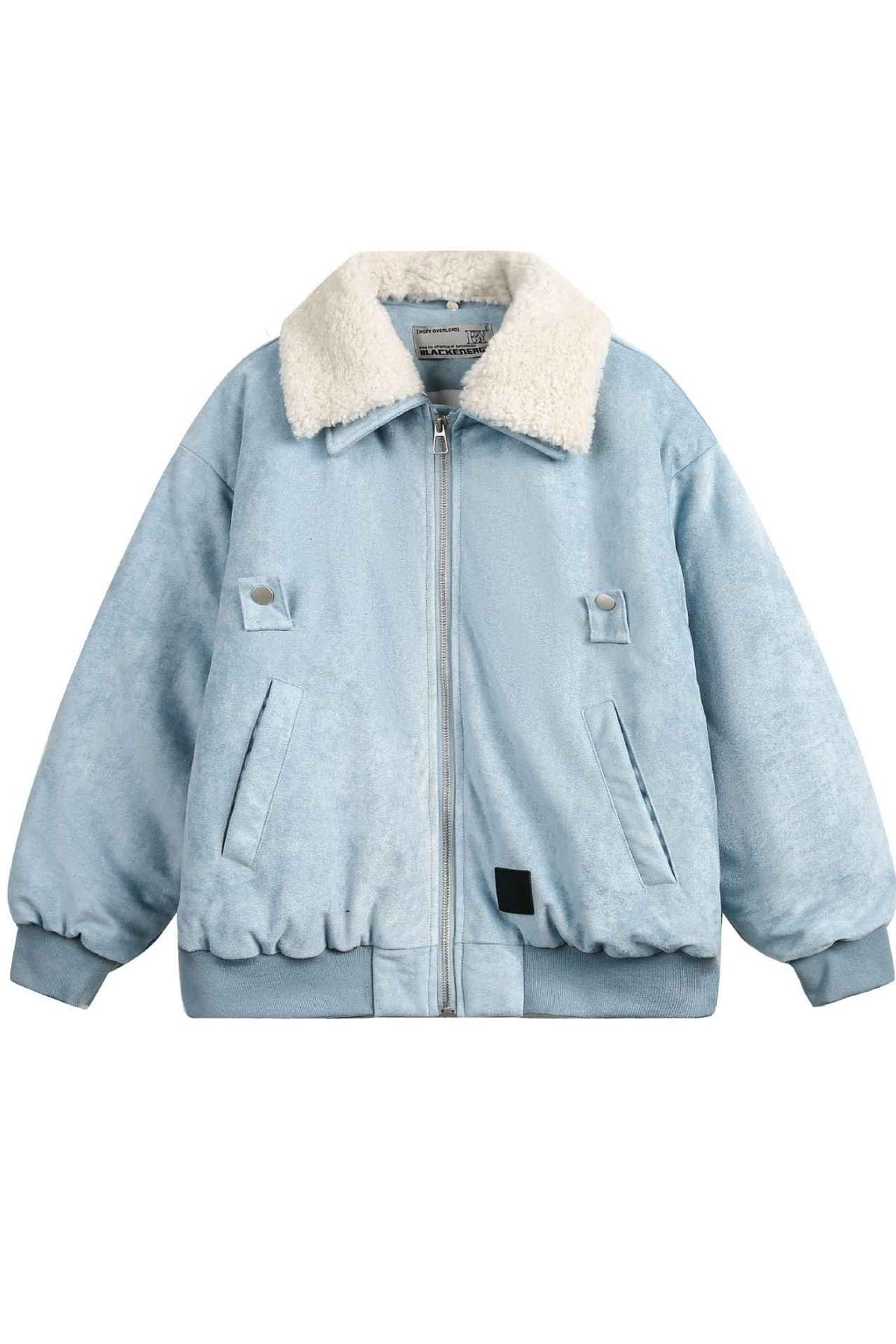 TODAMU® American girly loose fur collar cotton jacket